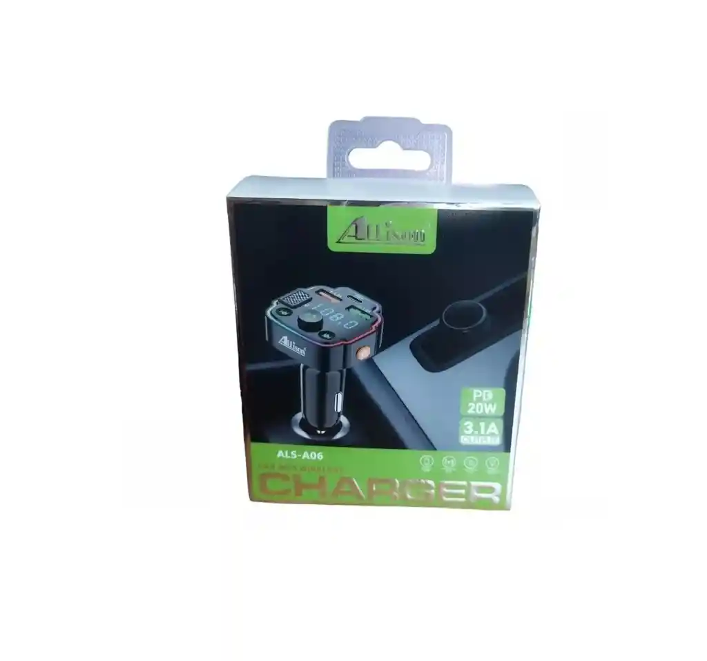 Adaptador Car Bluetooth Player Wireless Mp3 Allison Als-a06