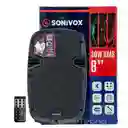 Cabina De Sonido Activa Profesional 8inch Sonivox Vs-ac708nb