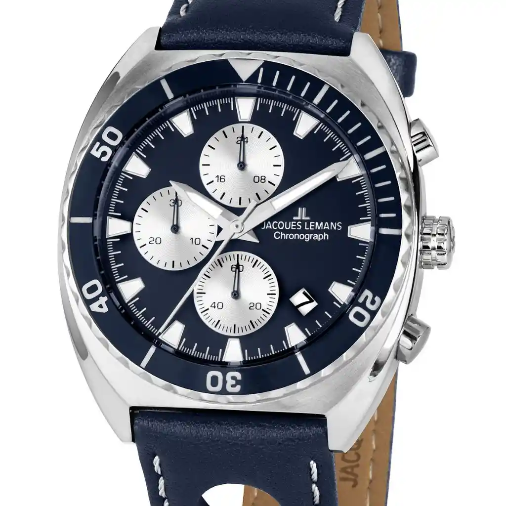 Reloj Jacques Lemans Hombre 1-2041c Azul