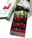 Caja De 18 Rosas Tradicionales