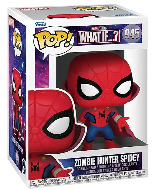 Funko Pop Marvel: What If...? Spiderman Zombie Hunter Spidey