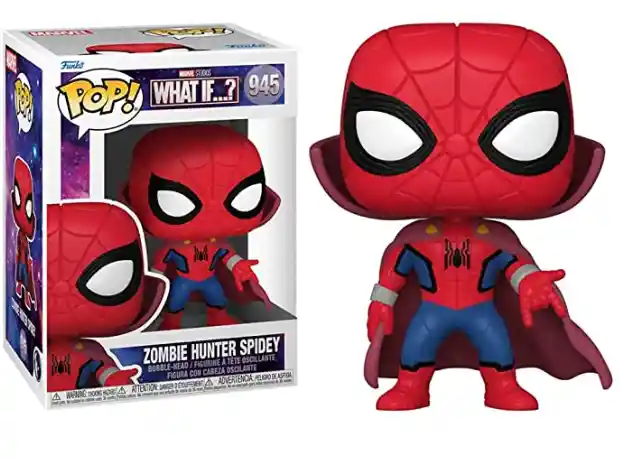 Funko Pop Marvel: What If...? Spiderman Zombie Hunter Spidey