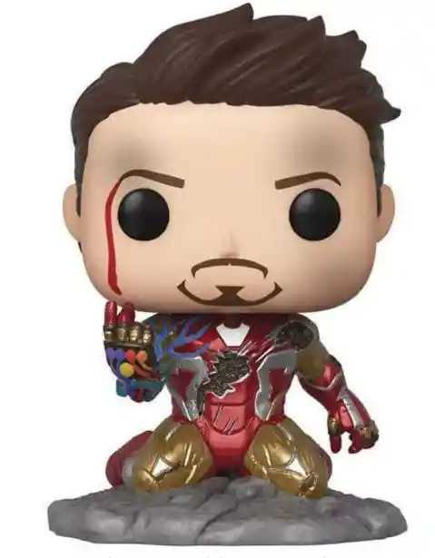 Funko Pop Avengers Endgame: I Am Iron Man - Figura De Vinilo De Lujo Que Brilla En La Oscuridad, Multicolor