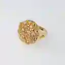 Anillo Esfera Circones Translucidos Dorado Sirene Rose Joyas