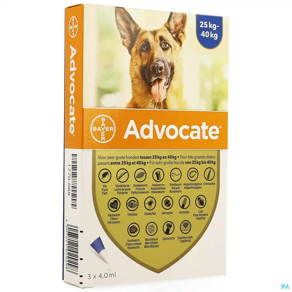 Advocate Perros X Pipeta (25kg-40kg)