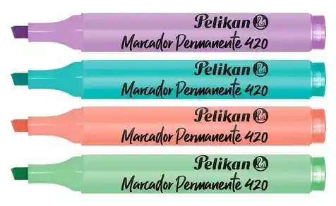 Marcador Pelikan Permanente Pastel X8