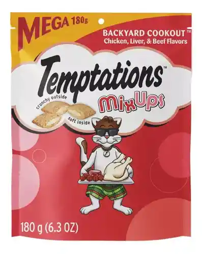 Temptations Chicken, Liver & Beef 180 Gr