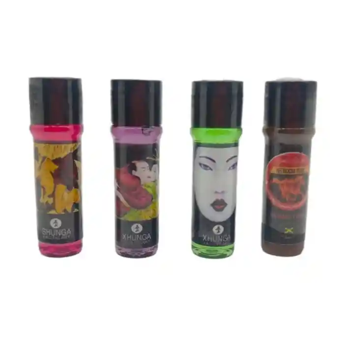 Kit *4 Estrechante Vaginal *10 Ml+multiorgasmo Doble Sensación Fría · Caliente *10 Ml+lubricante Anal Libido*10 Ml+potenciador Sexual Masculino Black Stallion