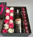 Caja De Amor Baileys Y Bombones Chocolate, Feliz Día, Feliz Cumpleaños, Feliz Aniversario