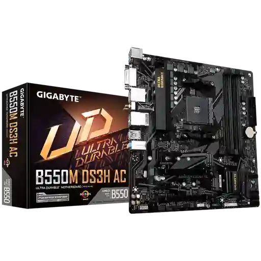 Board Gigabyte B550m Ds3h Ca (socket Am4)
