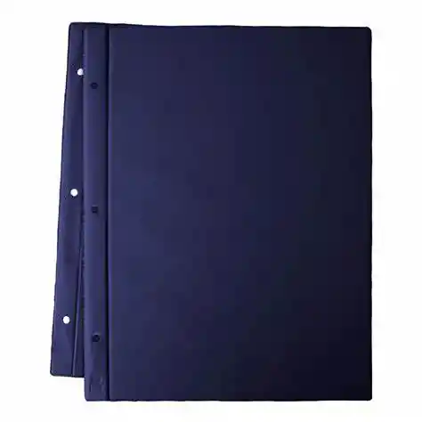 Par De Tapas De 3 Huecos Para Catalogo Carta (3 Tornillos) Azul