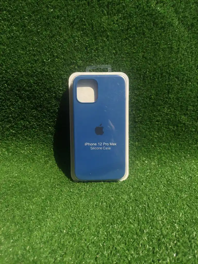 Iphone 12 Pro Max | Forro Protector| Silicone Case | Azul Oxford | Iphone | Carcasa | Funda | Anti Humedad