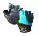 Guantes Para Pesas Para Dama Gimnasio Bicicleta Talla: S Alpino - Azul Turquesa