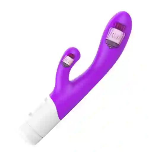 Vibrador Doble Estimulacion Clitoris Y Punto G 3 Frecuencias De Vibracion (débil, Medio, Fuerte)