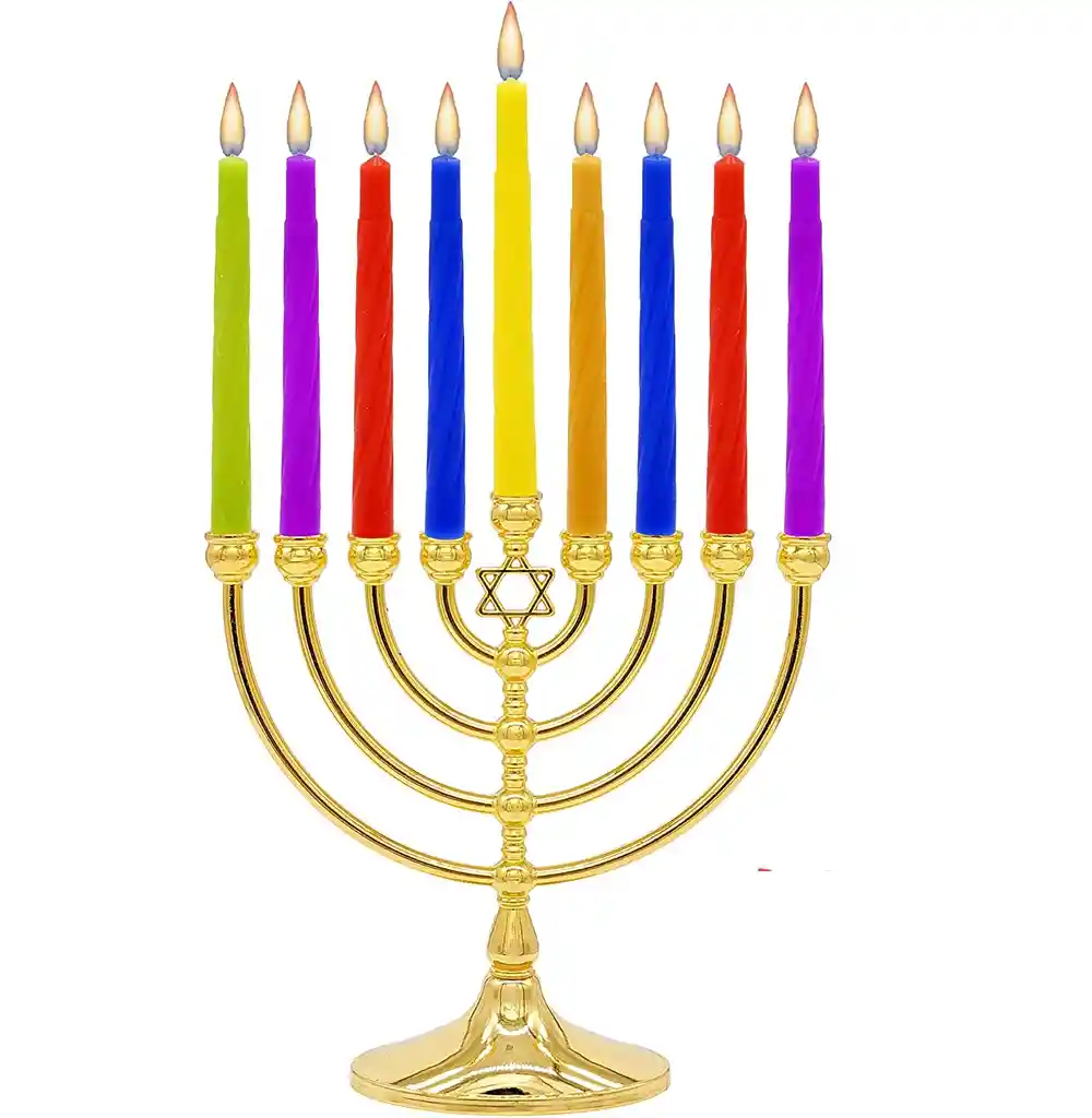Velas Para Candelabro Menorá X44 Menorah Chanukah Judio Judaísmo Hanukkah
