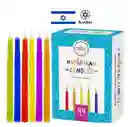 Velas Para Candelabro Menorá X44 Menorah Chanukah Judio Judaísmo Hanukkah