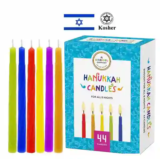 Velas Para Candelabro Menorá X44 Menorah Chanukah Judio Judaísmo Hanukkah