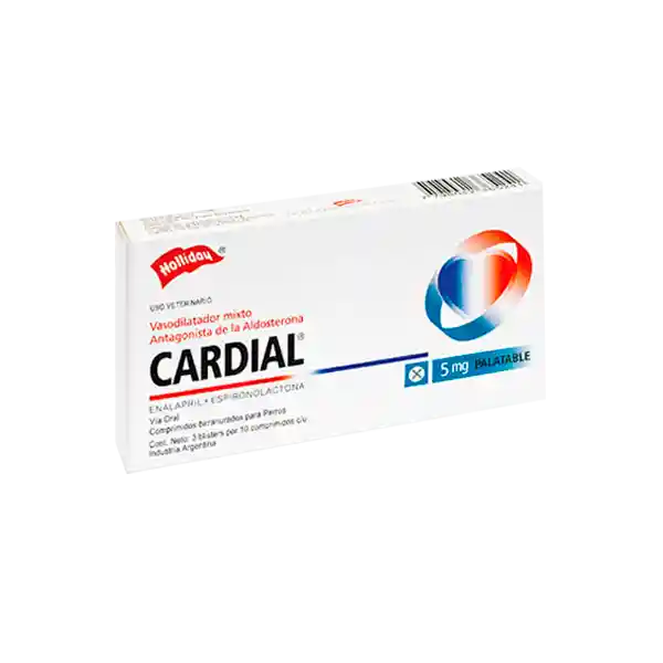 Cardial 5mg Blister 10 Tabletas