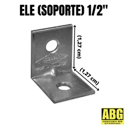 Ele Soporte Metalico 1/2'' (1,27 Cm) Cromado