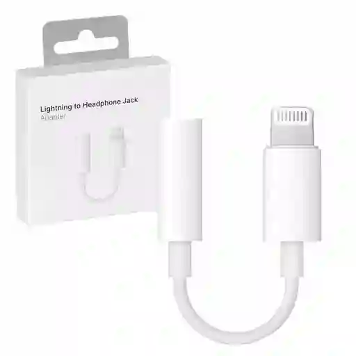 Adaptador De Iphone Audífonos Convertidor Lightning Jack 3.5mm