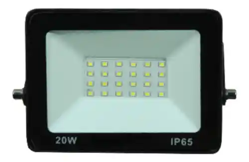 Reflector Led Tipo Tableta 20 W Luz Blanca