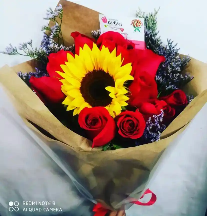 Girasol Y Rosas