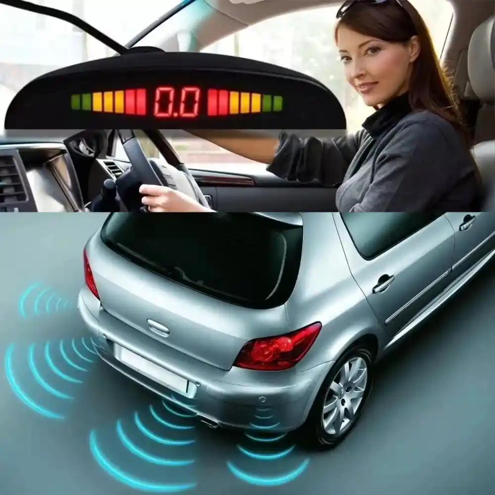 Sensores De Reversa Parqueo Carro Nueva Versión Laser Radar