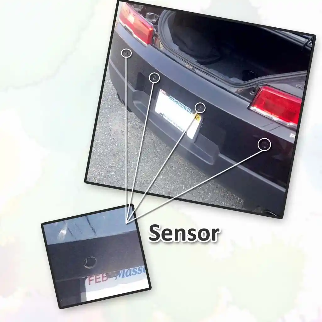 Sensores De Reversa Parqueo Carro Nueva Versión Laser Radar