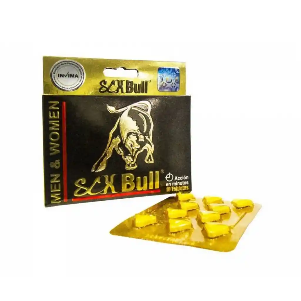 Sex Bull Potenciador Sexual X10 Comprimidos