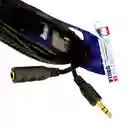 Cable Extension De Audio Estereo Plug 3.5mm De 3 Metros