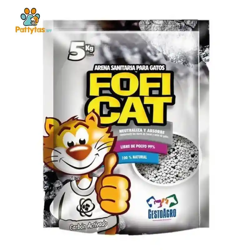 Arena Fofi Cat Carbón Activado 5kg