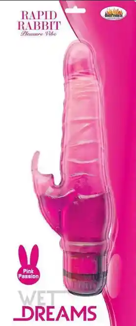 Vibrador Rapid Rabbit Rosado