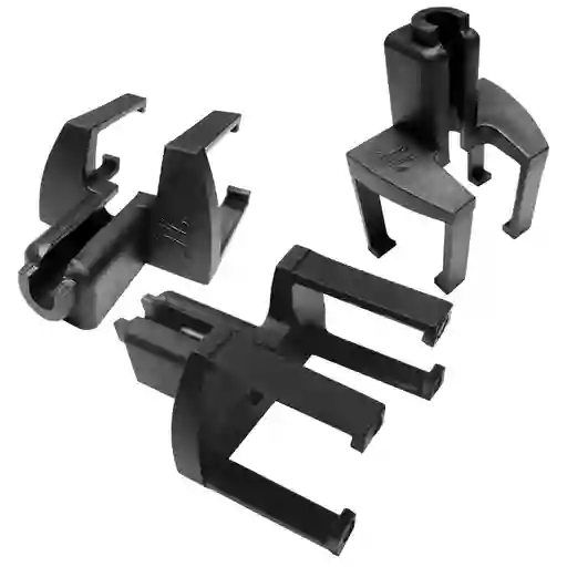 Kit X3 Soportes Protección Cable Y Puerto Tipo C Cámara Brio 4k - Negro