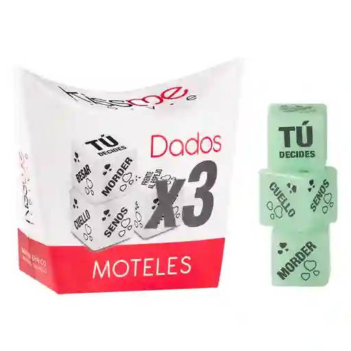 Dados Motel Luminosos X 3 Kiss Me