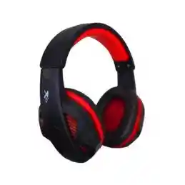 Diadema Tipo Gamer Negra -roja 2 Plug