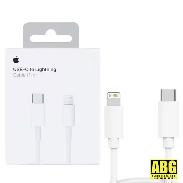 Cable Cargador Iphone Tipo C - Lightning (x1mt)