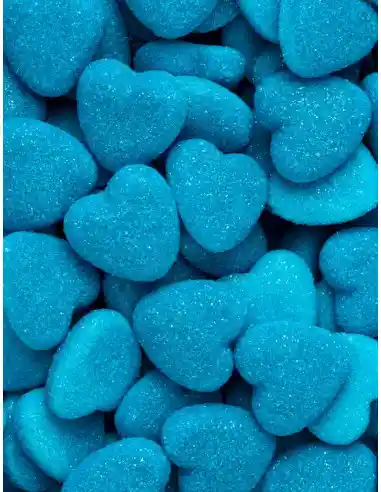 Corazones Azules Azucarados Gomitas
