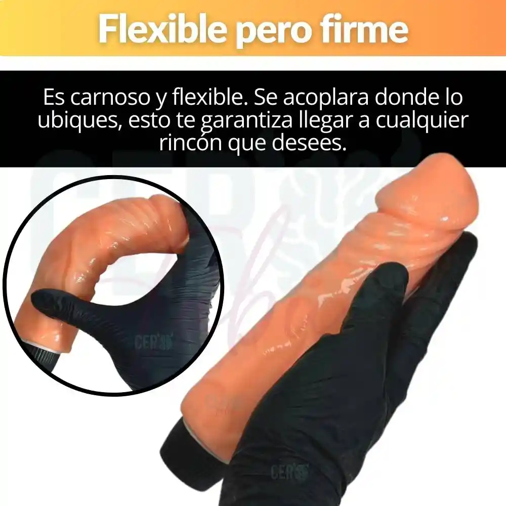 Vibrador + Grosor Consolador Stylish 21 Cm