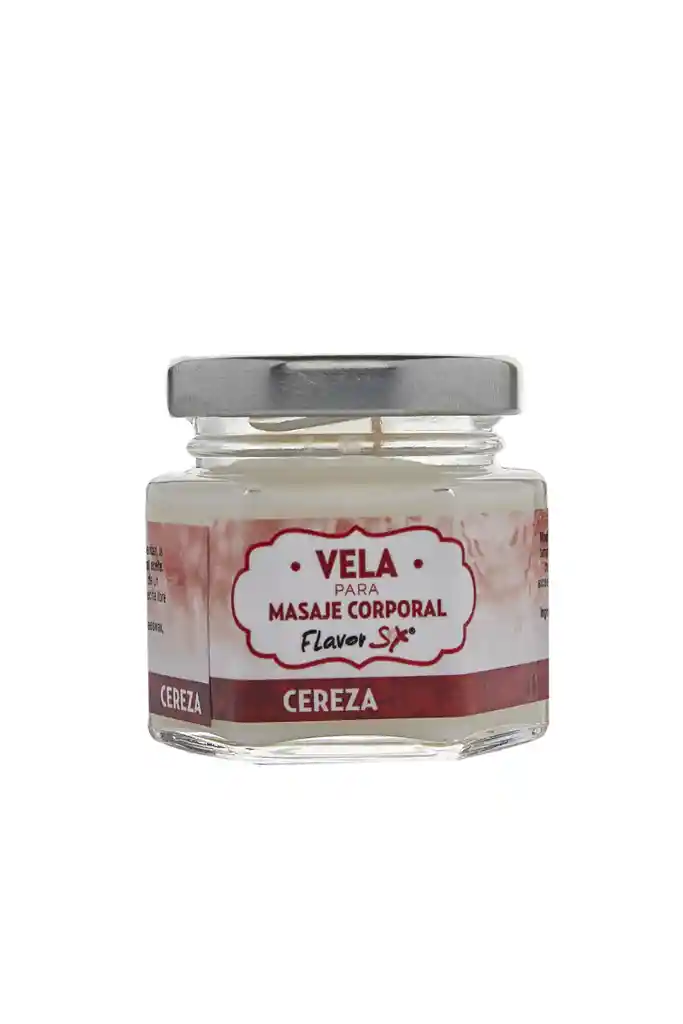 Velas Aromaticas Corporales Cereza