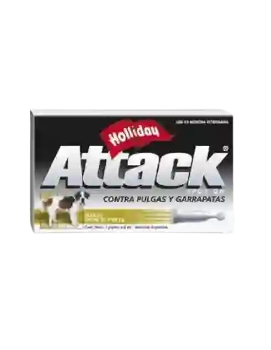 Attack Antipulgas Para Perro 35 A 60 Kg