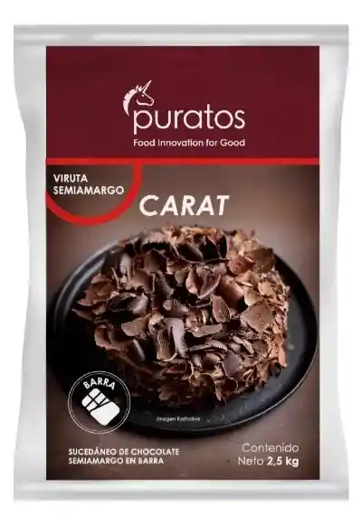 Cobertura De Chocolate Semiamarga En Barra X 2.5 Kg