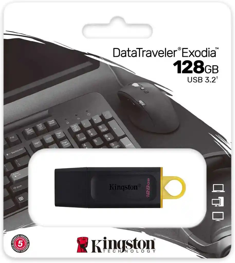 Memoria Usb 128gb 3.2 Kingstone Data Traveler Exodia