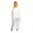 Capa Lluvia Adulto Botones Impermeable Eva Chaqueta Capota Blanca 150x70cm