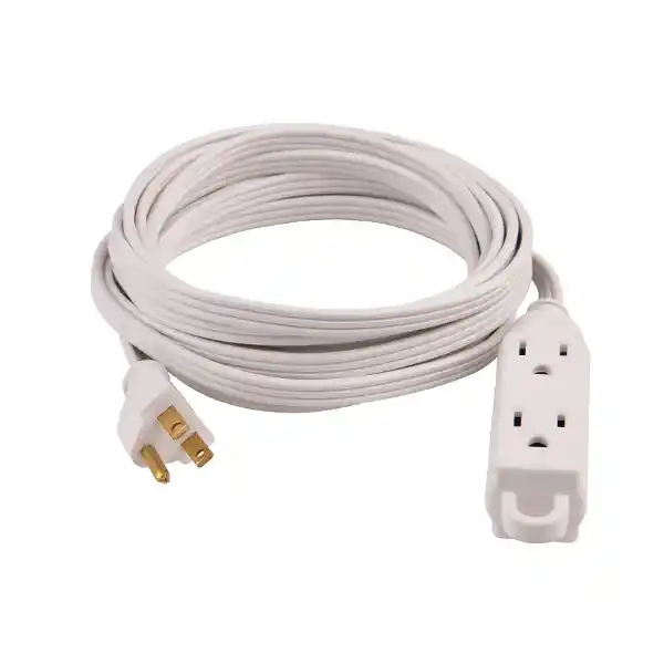 Extensión Eléctrica Blanca 9ft