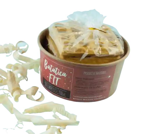 Waffle De Batata Vegano Batatica Fit X 5 Unids