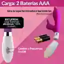 Vibrador Doble Estimulo Clítoris Y Punto G Consolador Drive