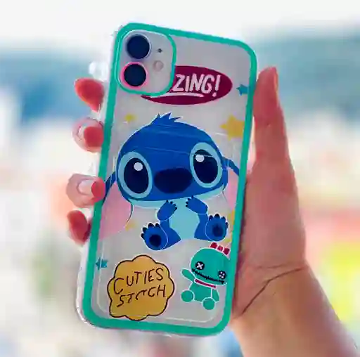 Case O Funda Stitch Tarjetero Iphone 13 Pro Max