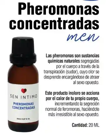 Ferormonas Concentradas Hombre X 20 Ml Sen Intimo