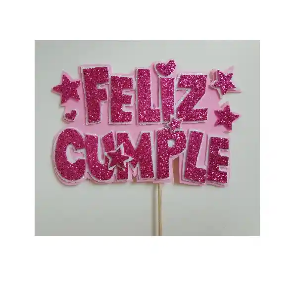 Pin Fomi Foamy Hablador Photocall Feliz Cumpleaños