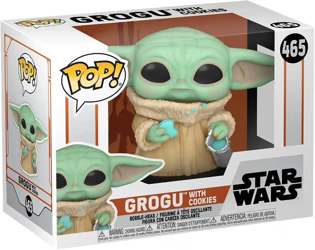 Funko Pop Baby Yoda Star Wars Grogu Original De Colección